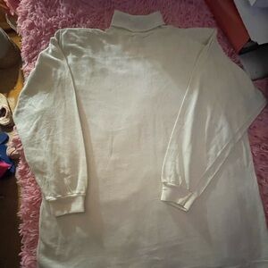 Elegant Cream Turtleneck Sweater